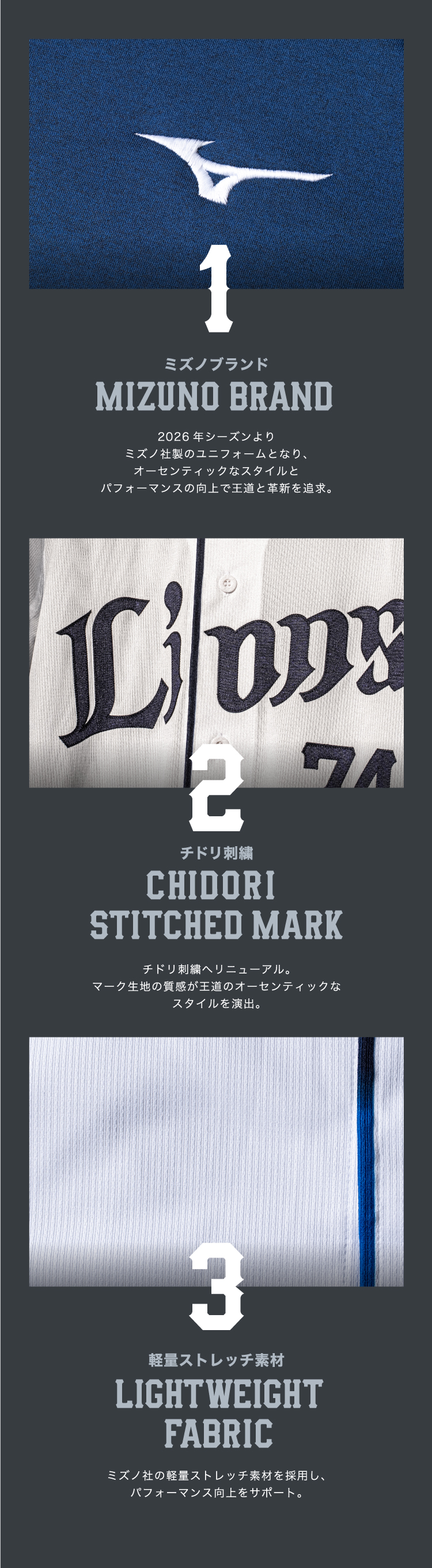 MOVE FORWARD TO AUTHENTIC | 埼玉西武ライオンズ公式オンラインショップ