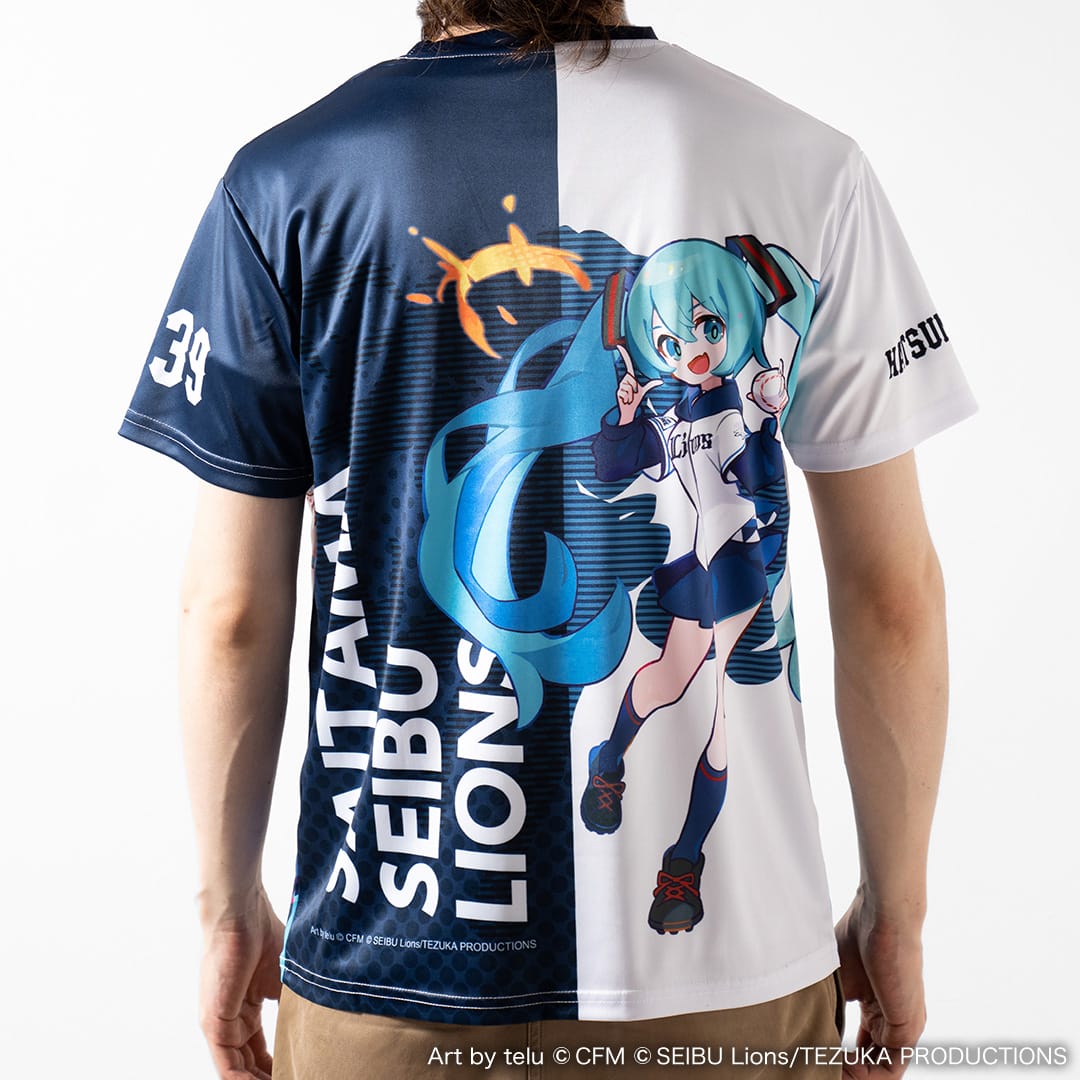 西武ライオンズTシャツ 初音ミクフルグラフィックＬサイズ 新品未開封-