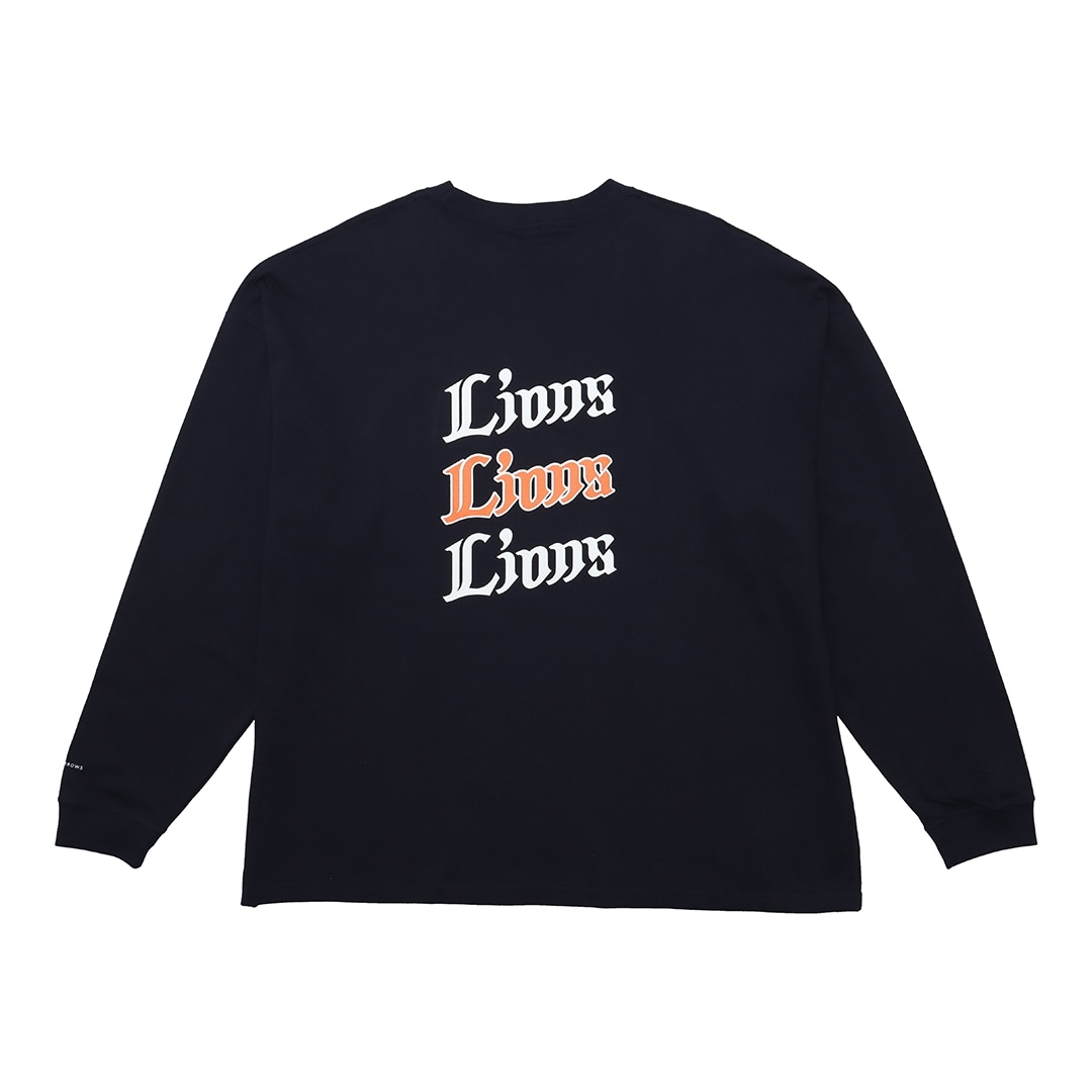 UNITED ARROWS×LIONS ロングスリーブTシャツ(ネイビー)