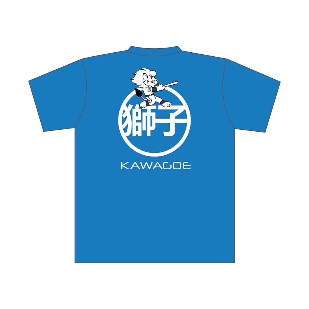 受注生産】獅子ジモT 川越[受付期間終了](S ブルー): Tシャツ