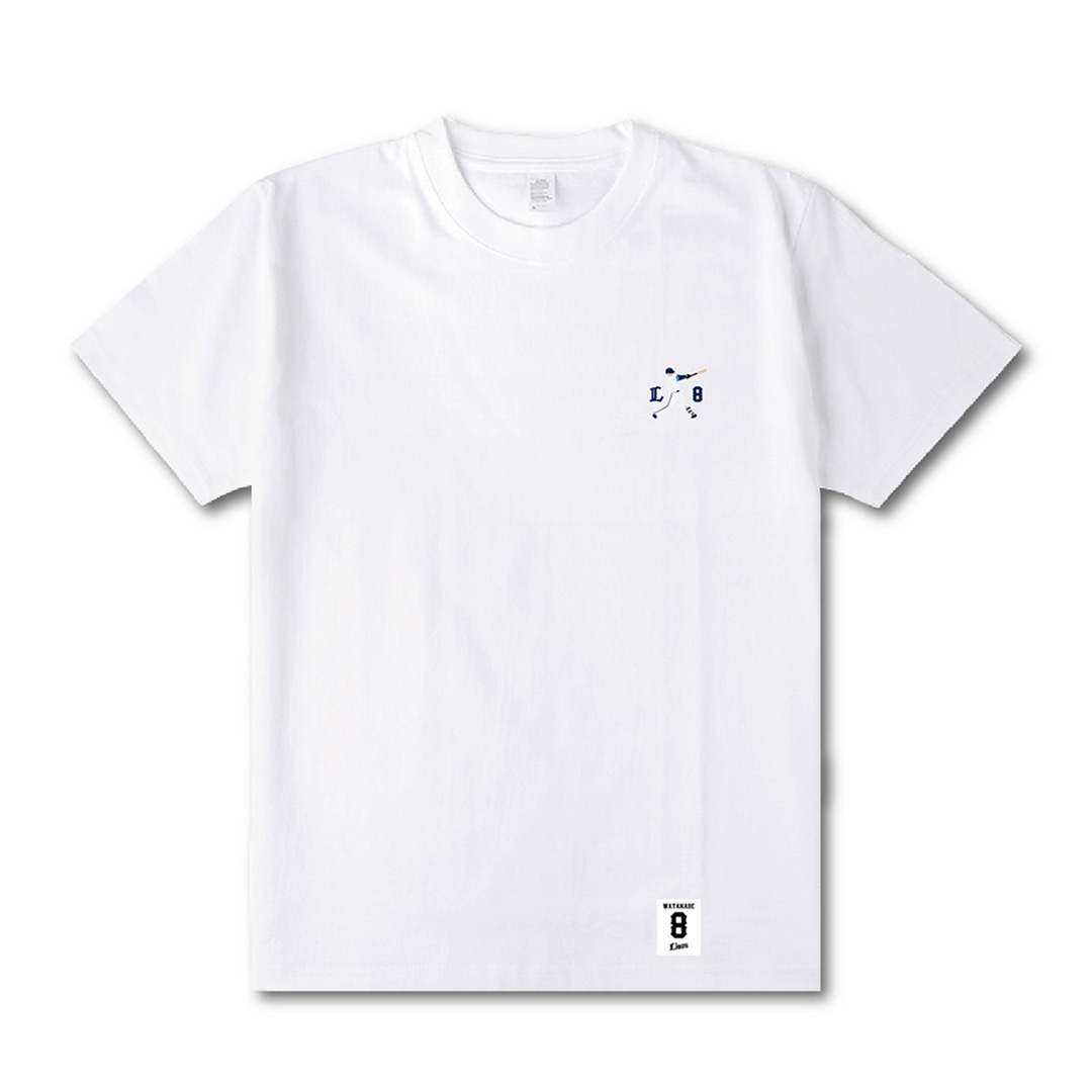  THURSTON 200周年記念 山栄毛織Wネーム 24,200円 受注生産】プレイヤーズ刺繍Tシャツ ホワイト(S #6 源田 壮亮