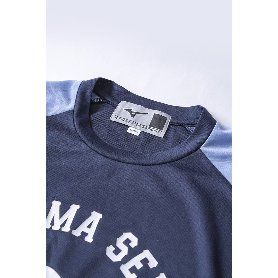 ミズノ]レプリカトレーニングジャージ(半袖)(S): アパレル | 埼玉西武