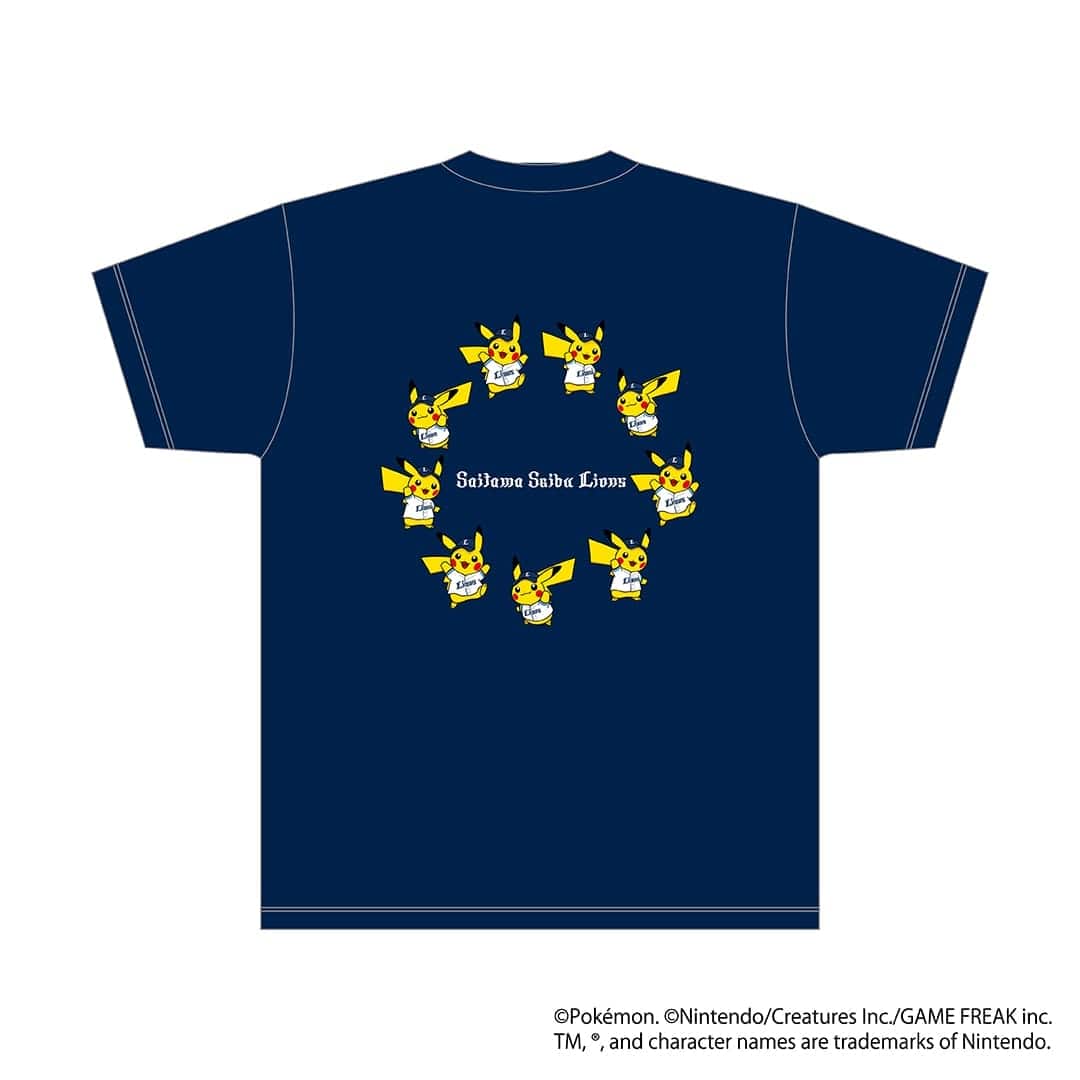 予約】ポケモン2026 ライオンズ Tシャツ M・Lサイズ(M): Tシャツ