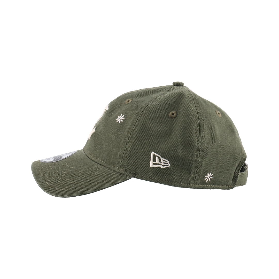 NEW ERA×LIONS 9TWENTY FLOWER EMB OLIVE