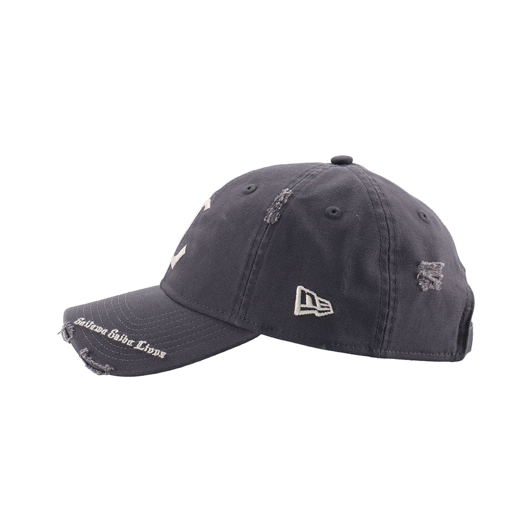 NEW ERA×LIONS 9TWENTY DAMAGED VISOR LOGO GRAY: キャップ | 埼玉西武