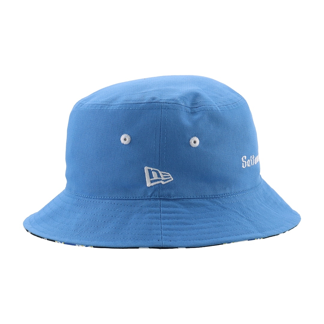 NEW ERA×LIONS BUCKET01 REVERSIBLE BLUE×ALLOVER BLACK(M/L