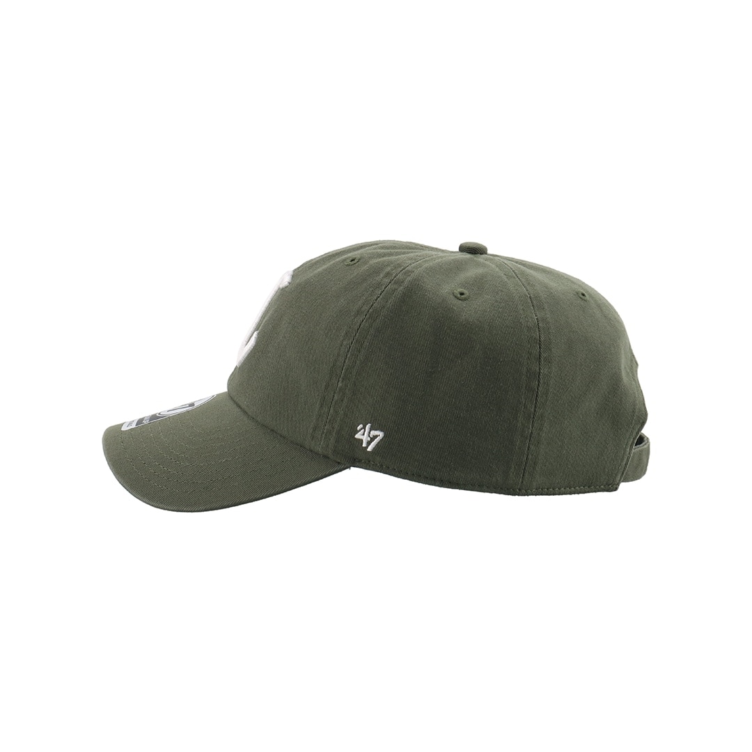 '47×LIONS CLEAN UP Moss Logo White