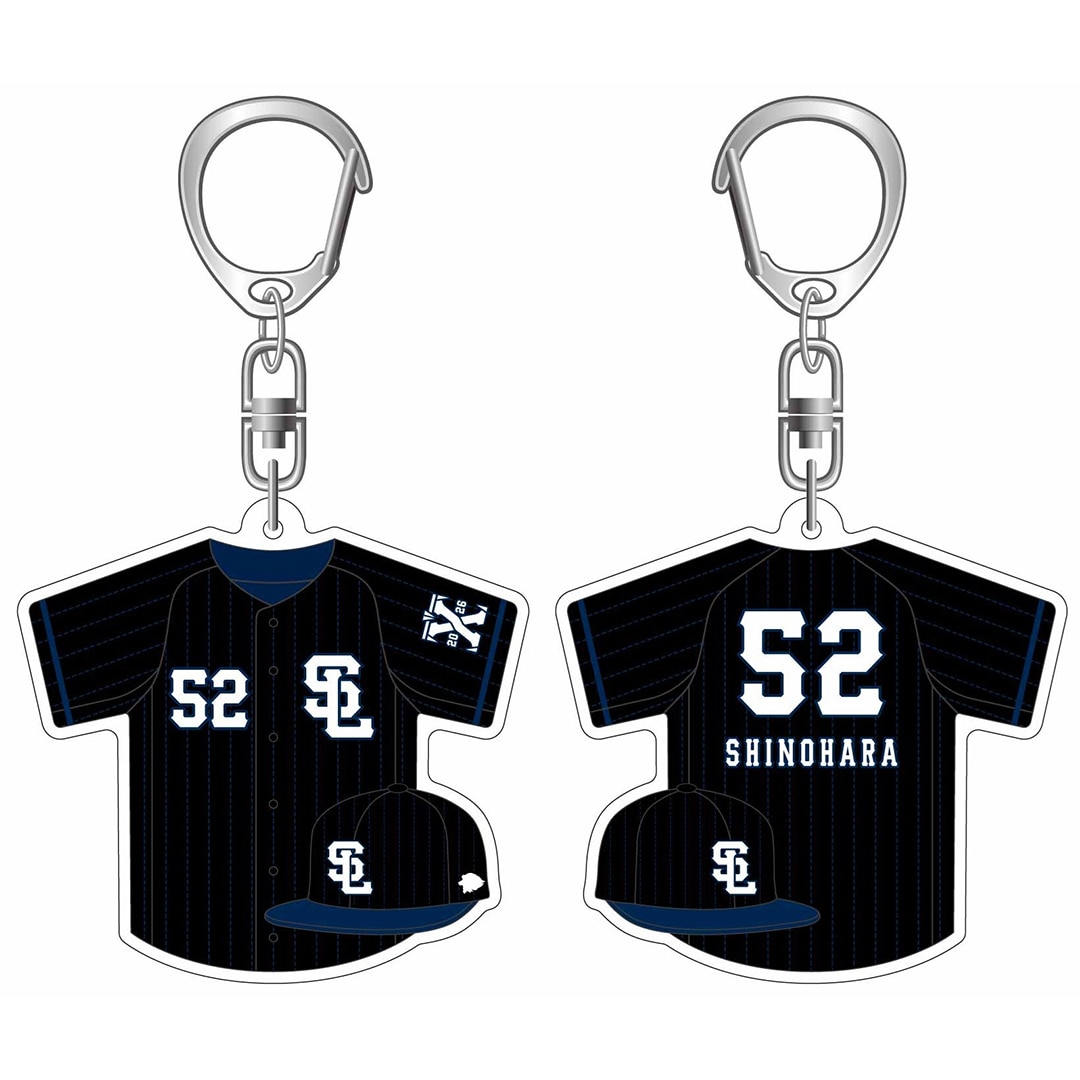 【受注生産】プレイヤーズアクリルユニフォームキーホルダー Lions Black Mode Ver. #122 是澤 涼輔