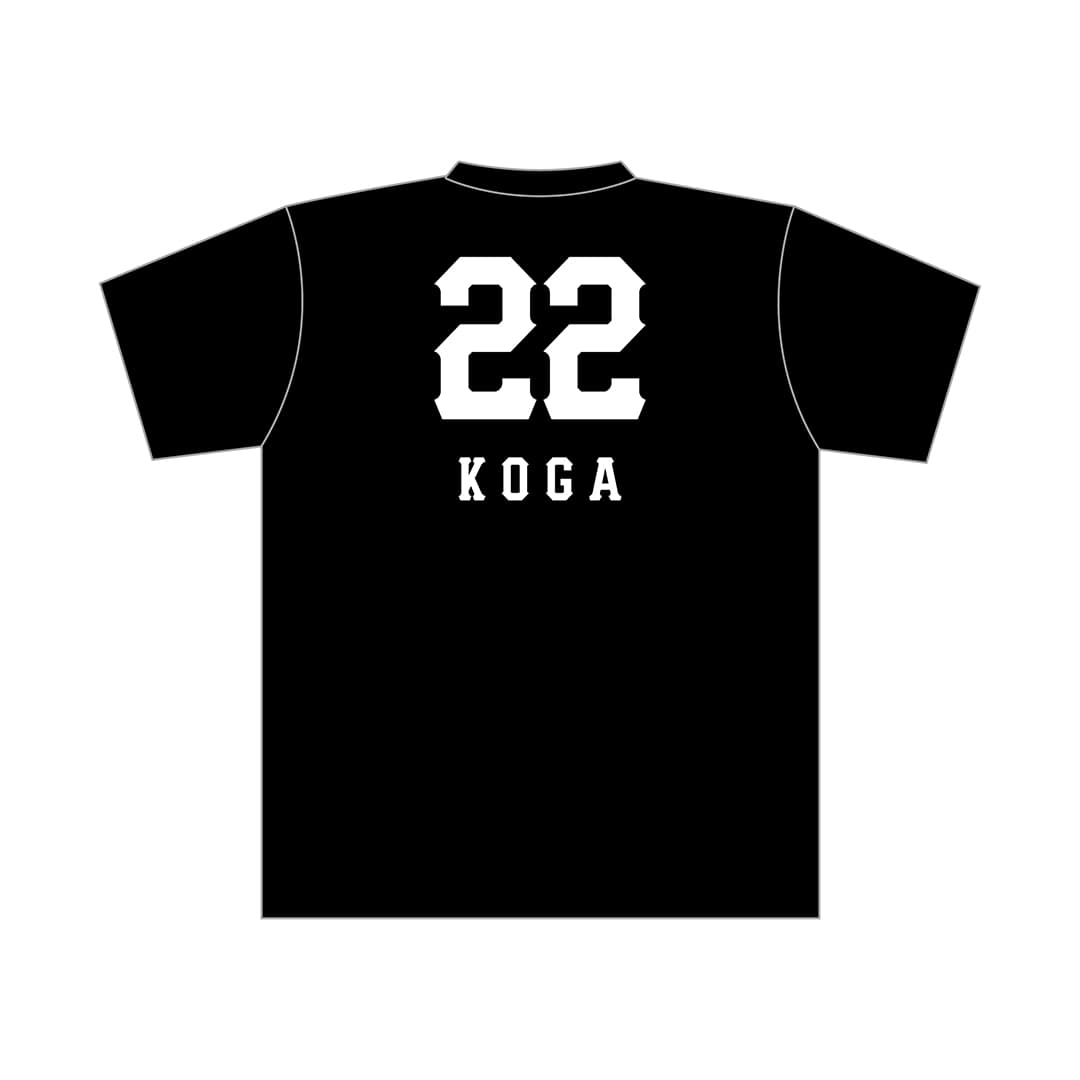 【受注生産】プレイヤーズTシャツ Lions Black Mode Ver. #47 杉山 遙希 2XL