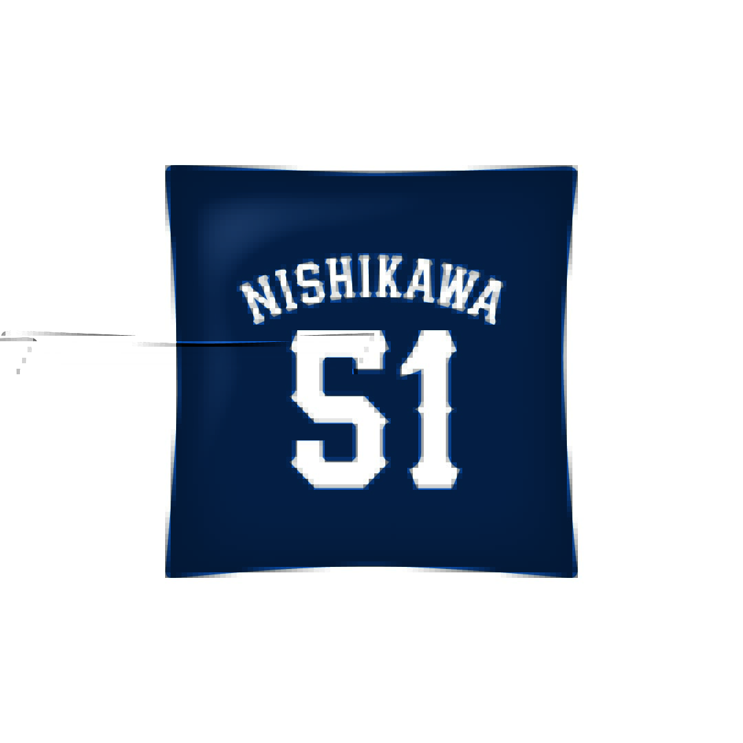 【受注生産】西川愛也選手NPB通算111111号記念スクエアクッション[受付期間終了]