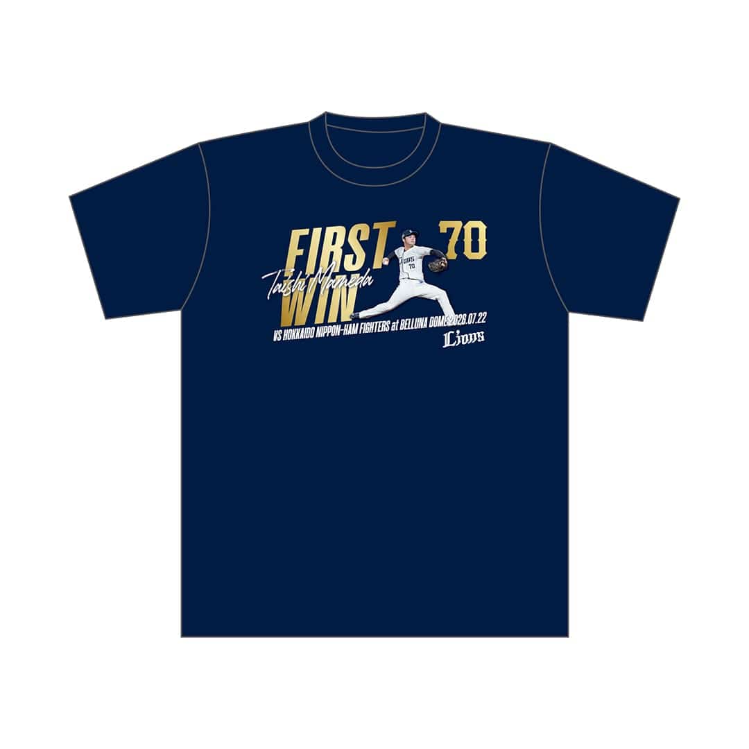 【受注生産】豆田泰志投手プロ初勝利記念Tシャツ[受付期間終了] S