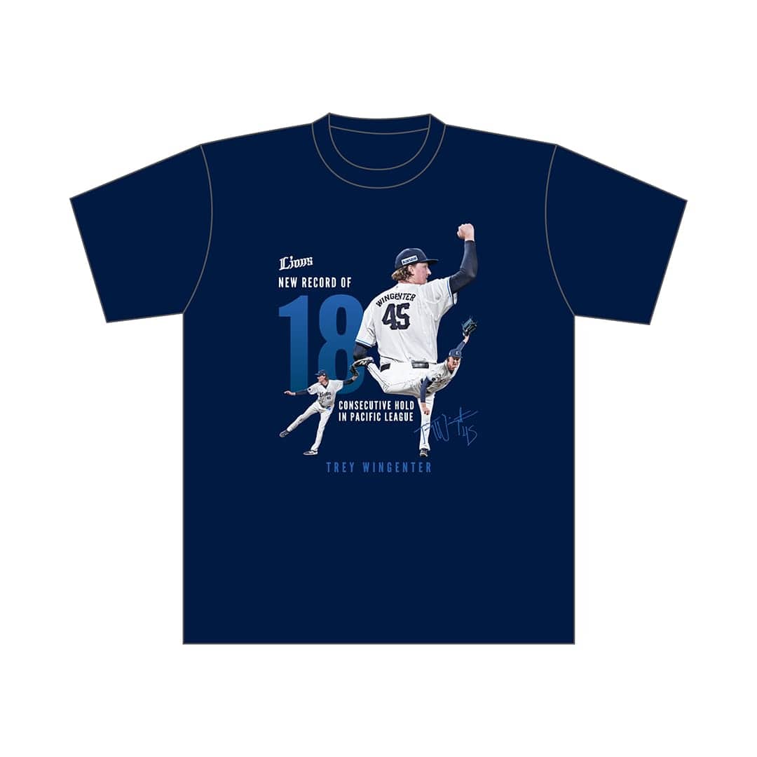 【受注生産】「T.ウィンゲンター投手連続ホールド記録更新記念Tシャツ」[受付期間終了] M
