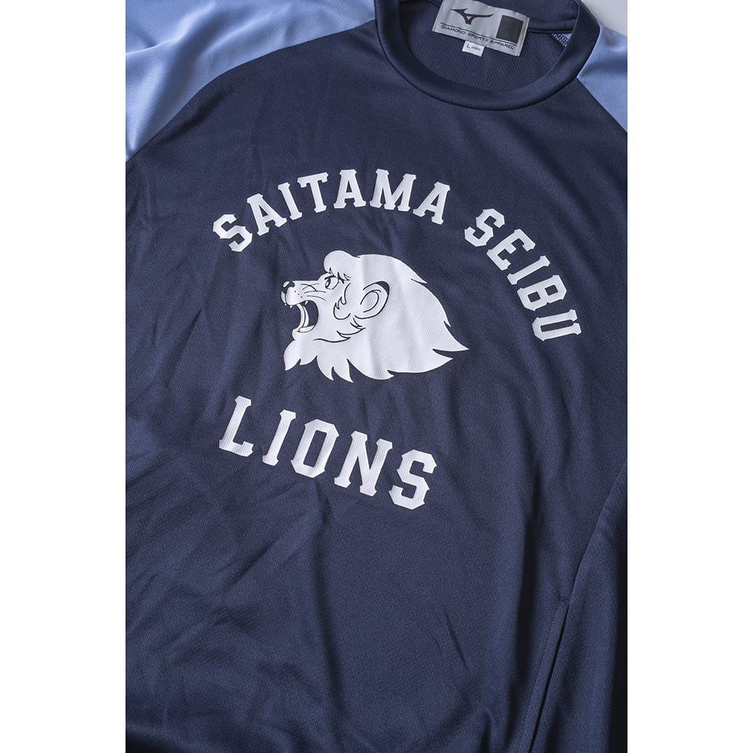 ミズノ]レプリカトレーニングジャージ(半袖)(S): アパレル | 埼玉西武