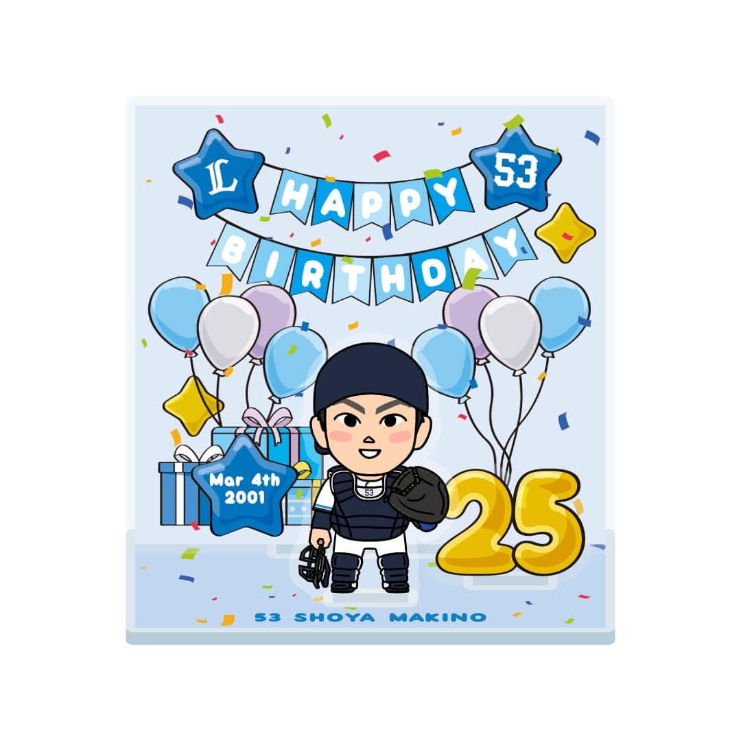 【受注生産】選手バースデーグッズ 3月/4月 アクリルスタンド[受付期間終了] #23 糸川 亮太