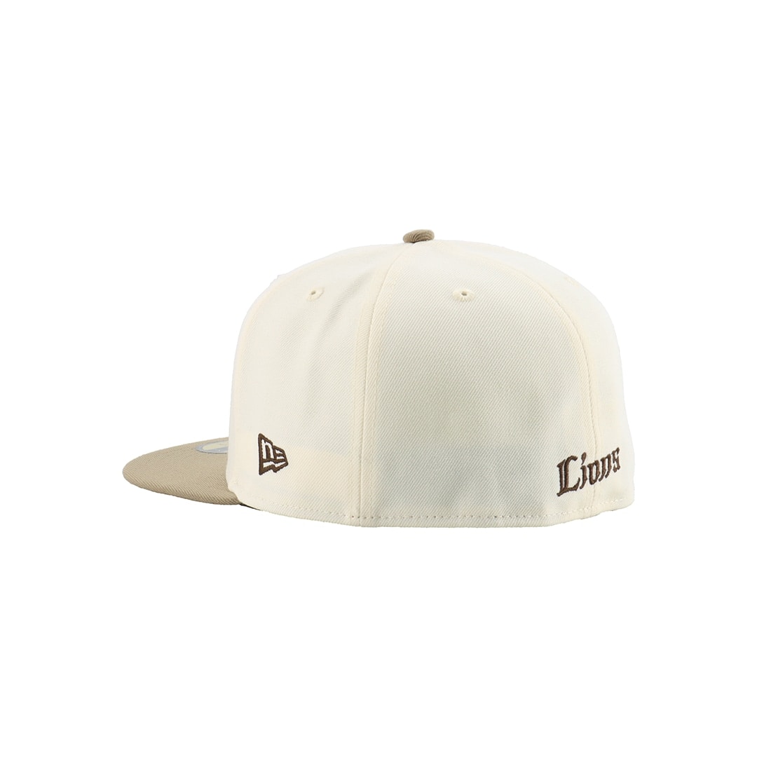 NEW ERA×LIONS 59FIFTY INITIAL KHAKI BROWN 7 5/8
