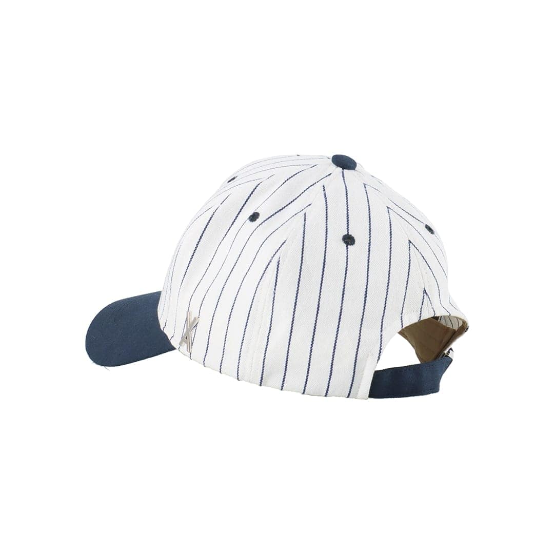 【予約】VARZAR×LIONS Pinstripe Mini Logo Stud Overfit Ball Cap