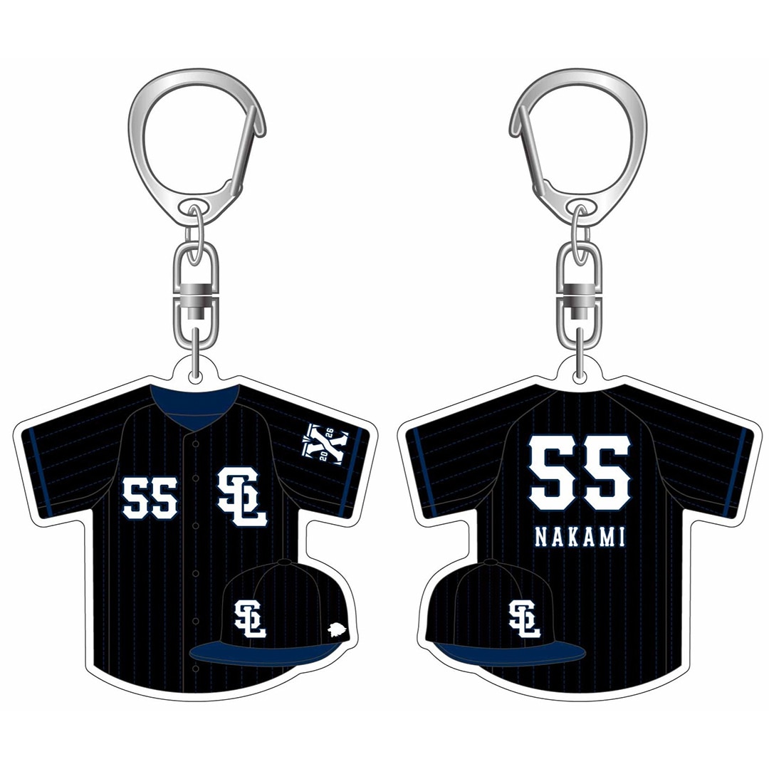 【受注生産】プレイヤーズアクリルユニフォームキーホルダー Lions Black Mode Ver. #122 是澤 涼輔