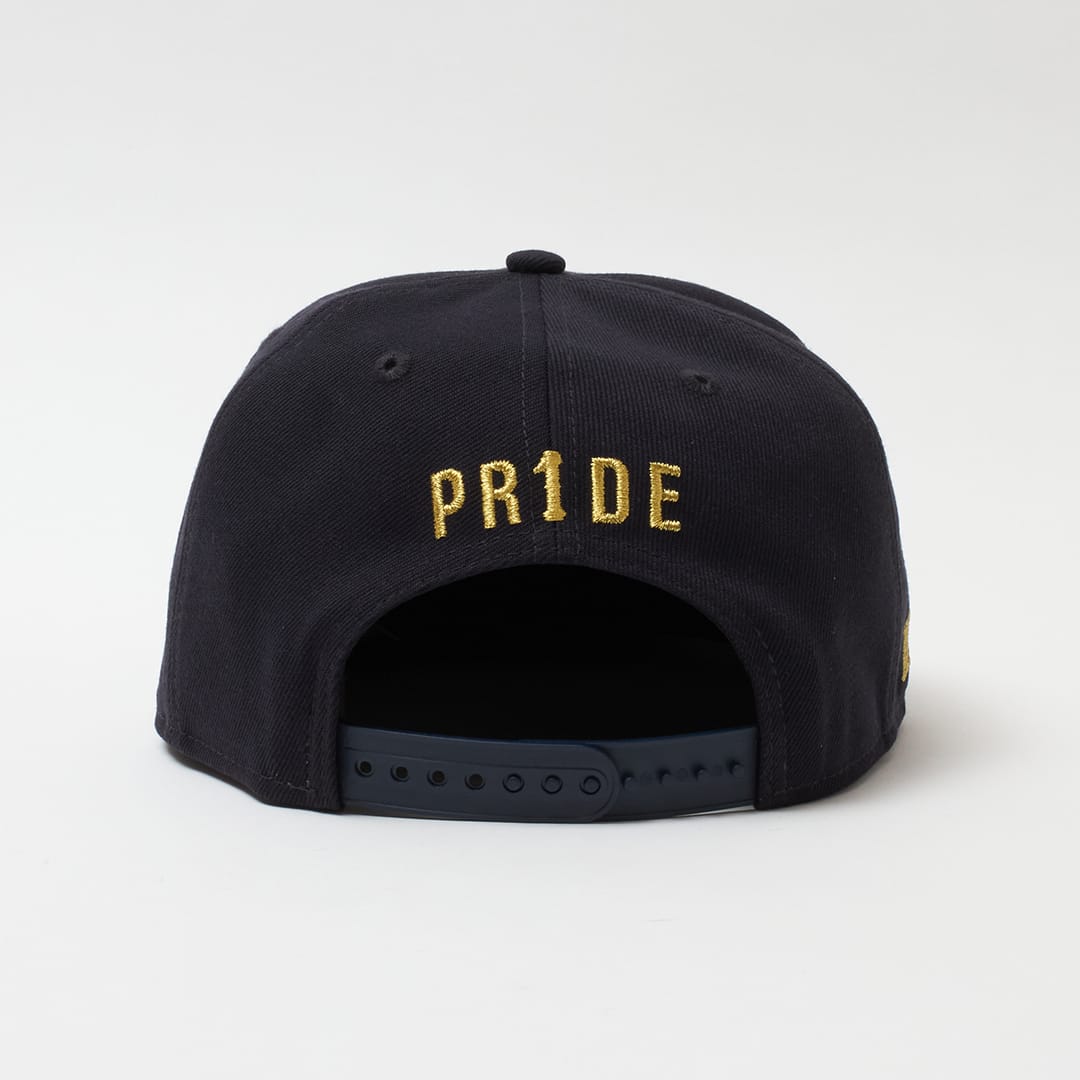 PR1DEグッズ「VISUAL LOGO GOODS」NEW ERA 9FIFTY NAVY