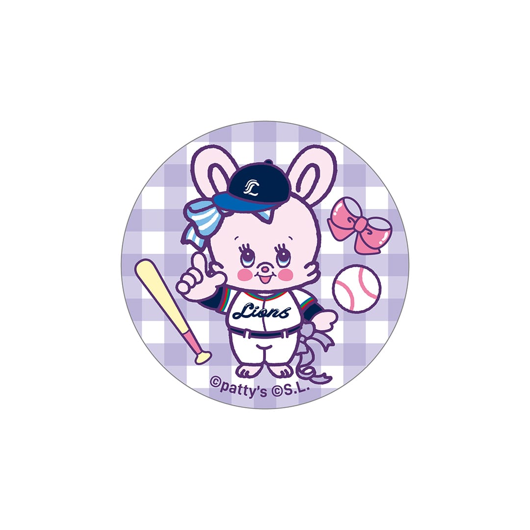 バンドリ　湊友希那　パ・リーグ　西武ライオンズ　缶バッジ バンドリ！ × パ・リーグ コラボ 缶バッジ 湊友希那 西武