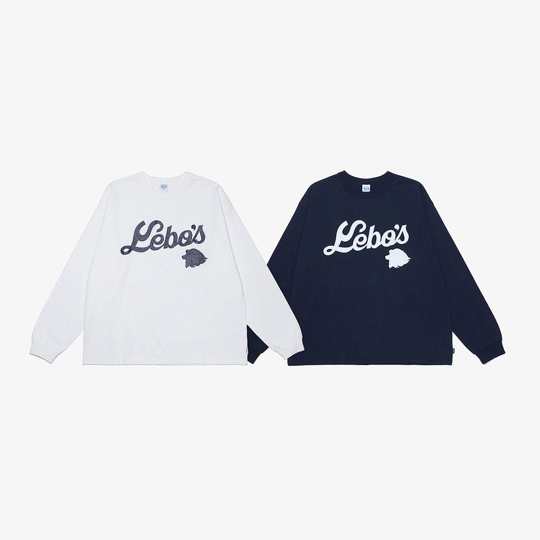 KEBOZ×LIONS L/S TEE NAVY S