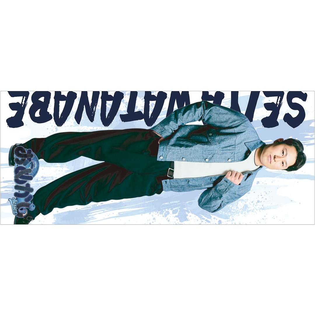 受注生産】マイクロファイバーフェイスタオル(#1 栗山 巧): タオル