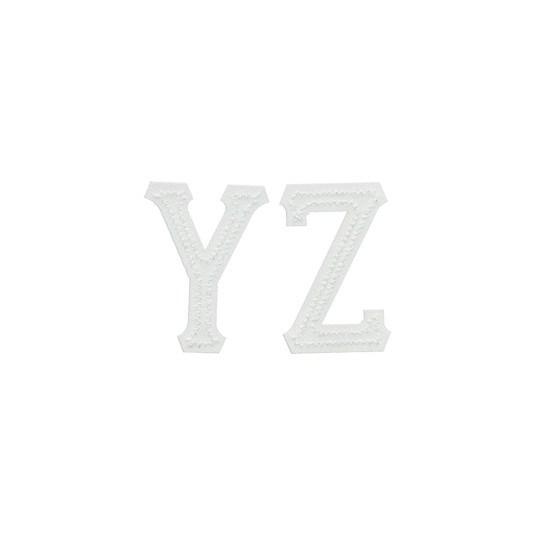 アルファベットワッペン(A～Z)(ビジター) Z