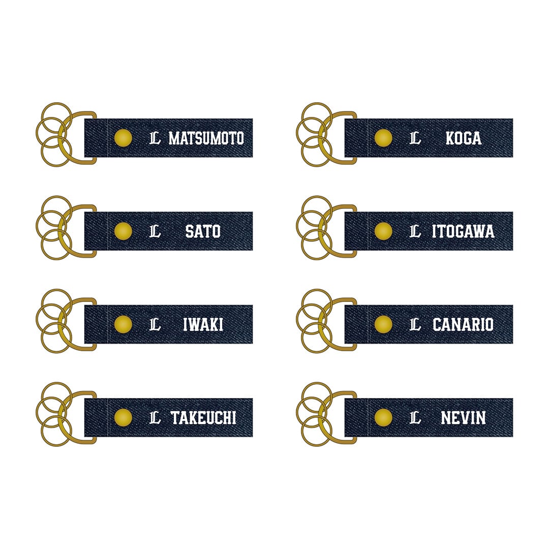 【受注生産】デニムキーリング[受付期間終了] #10 小島 大河