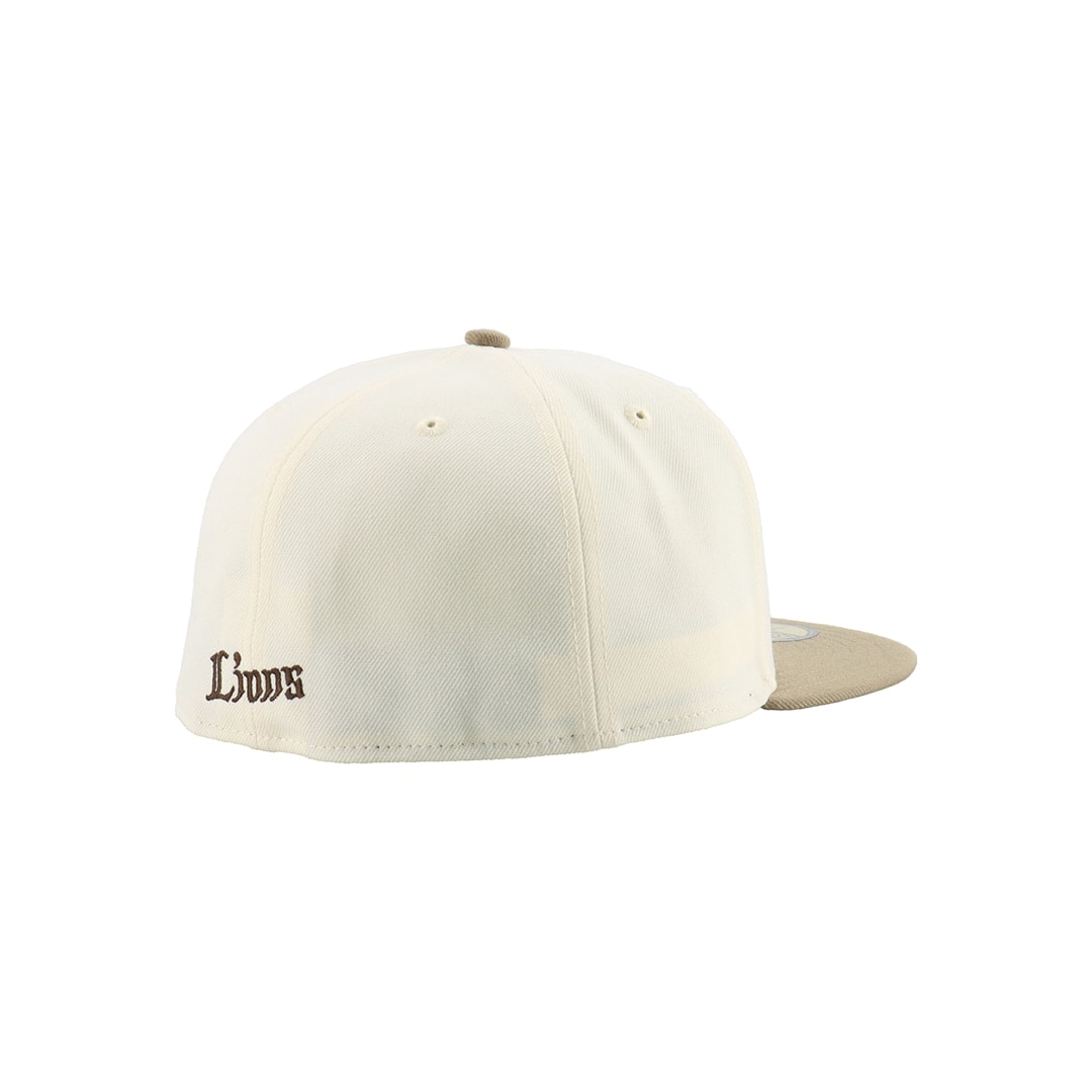 NEW ERA×LIONS 59FIFTY INITIAL KHAKI BROWN 7 5/8