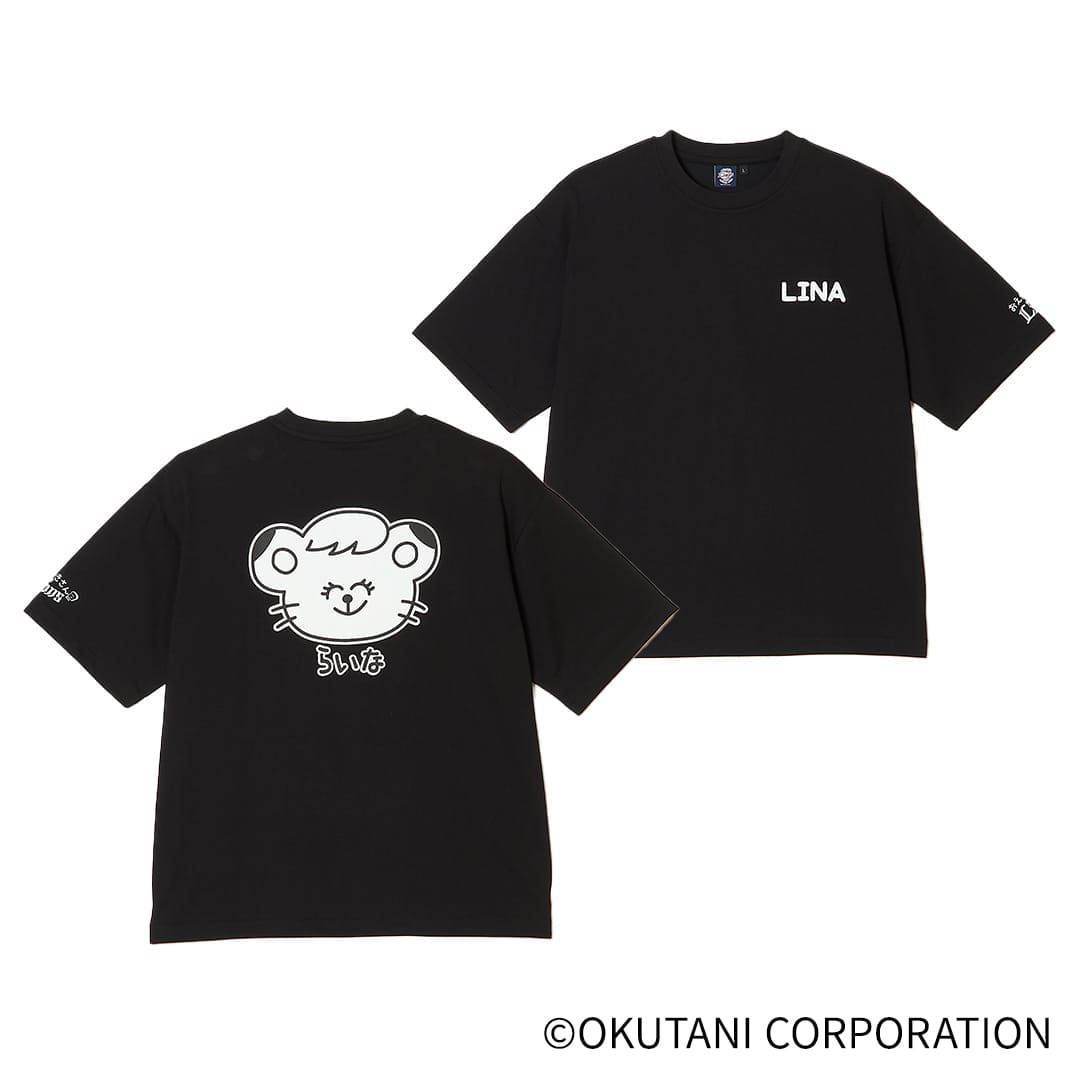 受注生産】おえかきさん×ライオンズ Tシャツ(ブラック)(130 #1