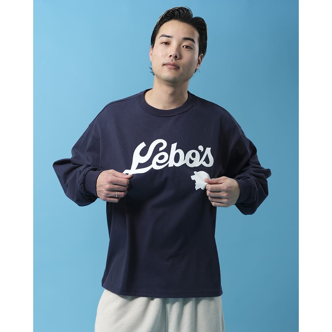 KEBOZ×LIONS L/S TEE NAVY(S): アパレル | 埼玉西武ライオンズ公式