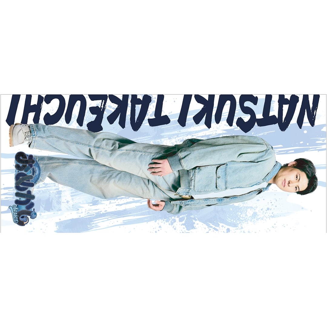 受注生産】マイクロファイバーフェイスタオル(#1 栗山 巧): タオル