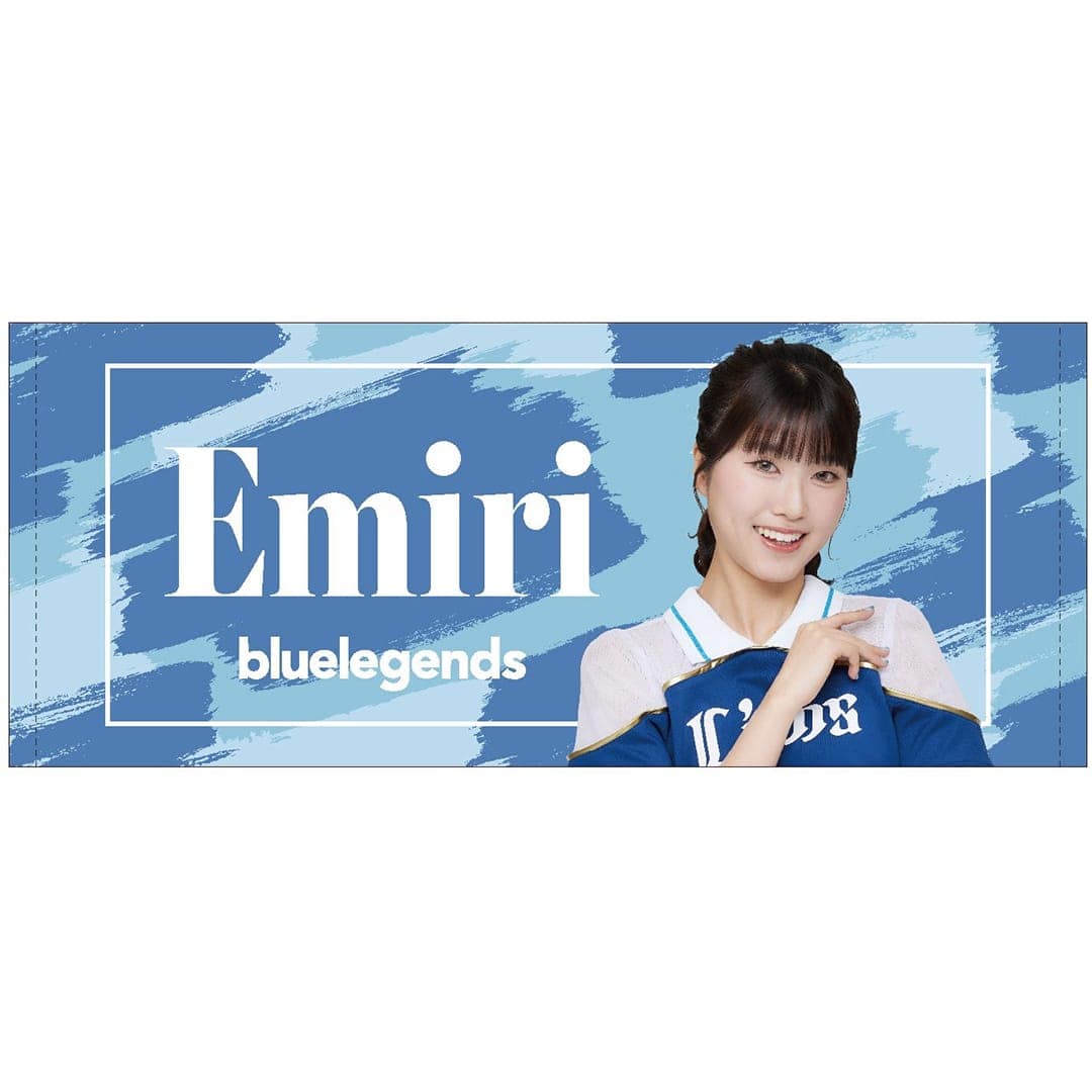 受注生産】bluelegendsグッズ2026 フェイスタオル(Natsumi): タオル