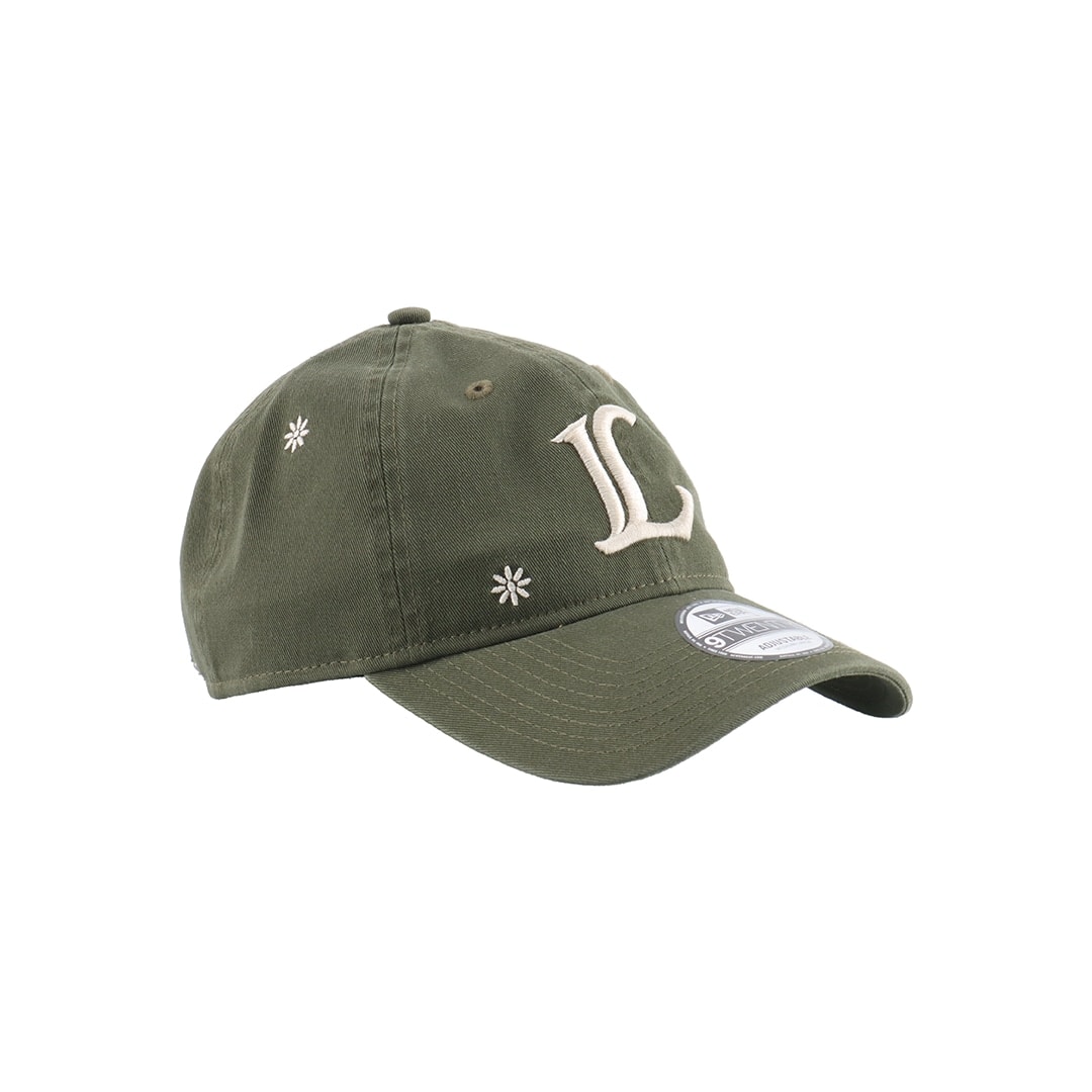 NEW ERA×LIONS 9TWENTY FLOWER EMB OLIVE