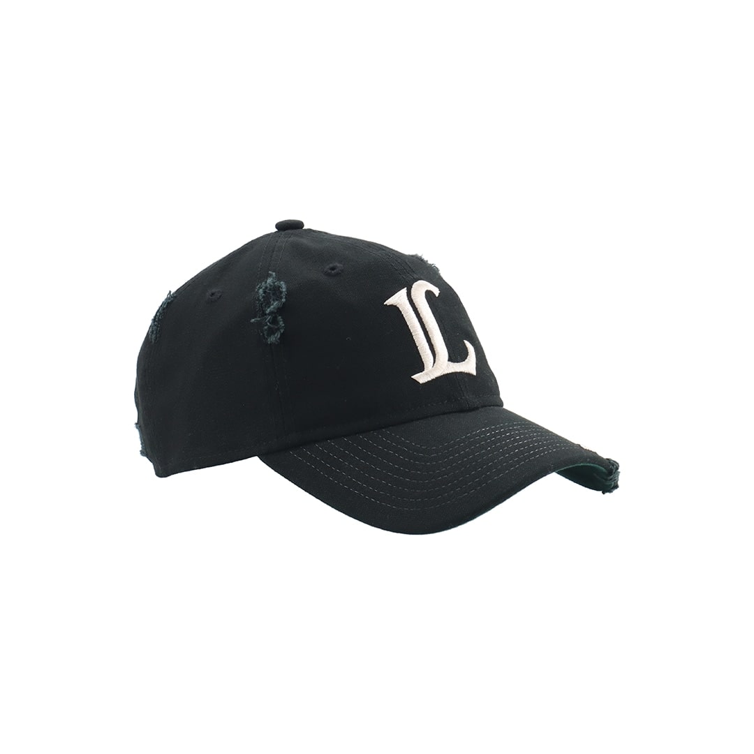 NEW ERA×LIONS 9TWENTY DAMAGED VISOR LOGO BLACK