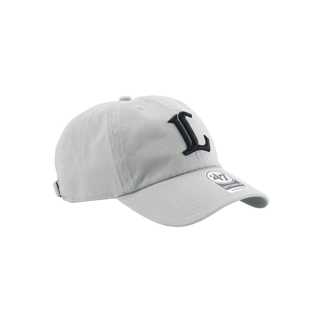 '47×LIONS CLEAN UP Gray Logo Black