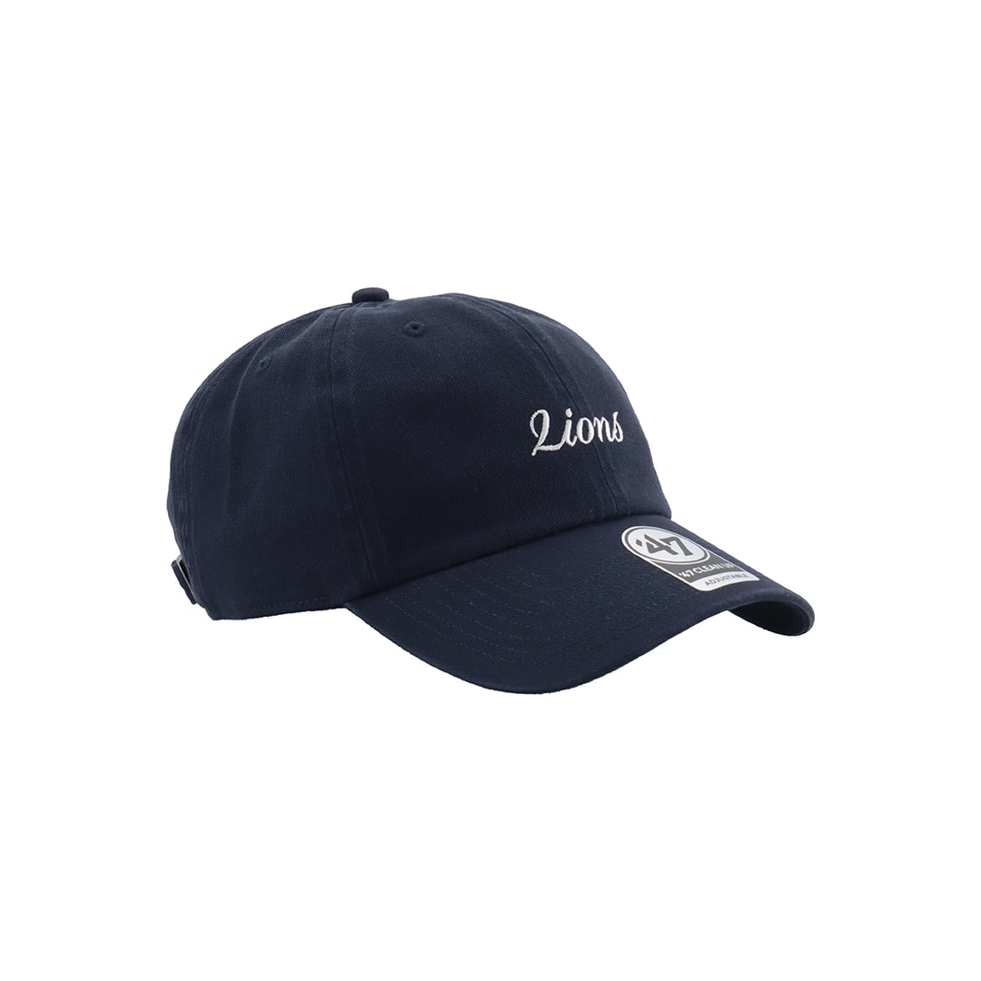 47×LIONS CLEAN UP Navy Script White: キャップ | 埼玉西武ライオンズ