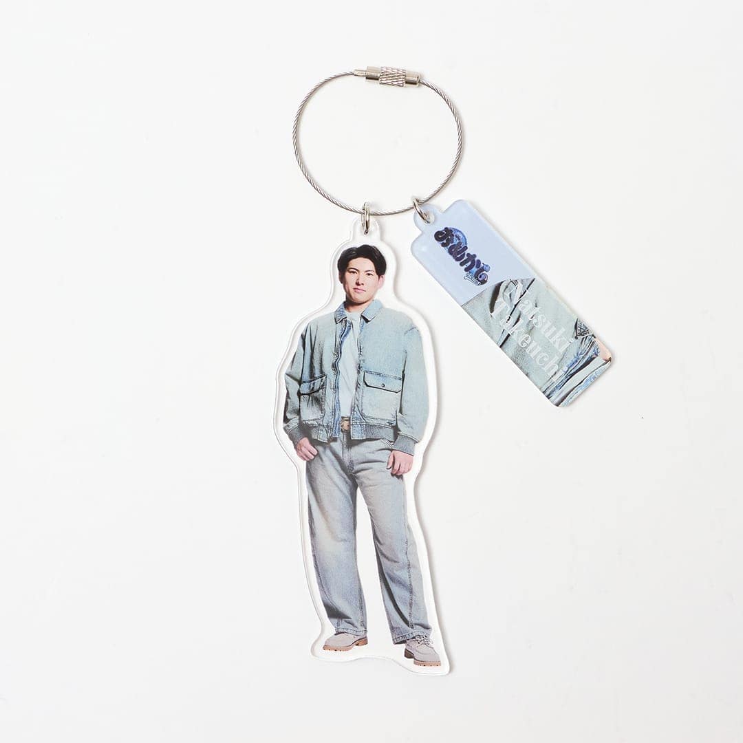 おめかしシリーズ ワイヤーアクリルキーホルダー #19 佐藤 隼輔