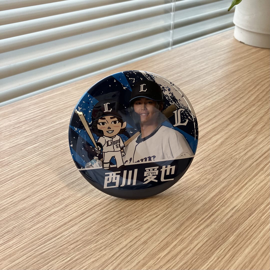 受注生産】デフォルメプレイヤーズグッズ2026 ドデカ缶バッジ(#00 仲田