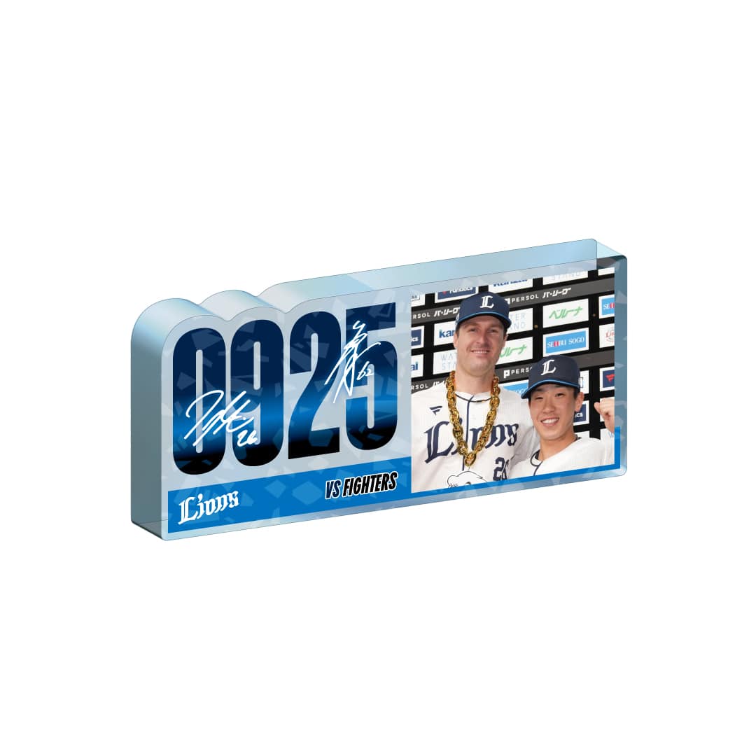 【受注生産】OUR HERO 2025 ホログラムアクリルブロック[受付期間終了] #8 渡部 聖弥・#13 高橋 光成