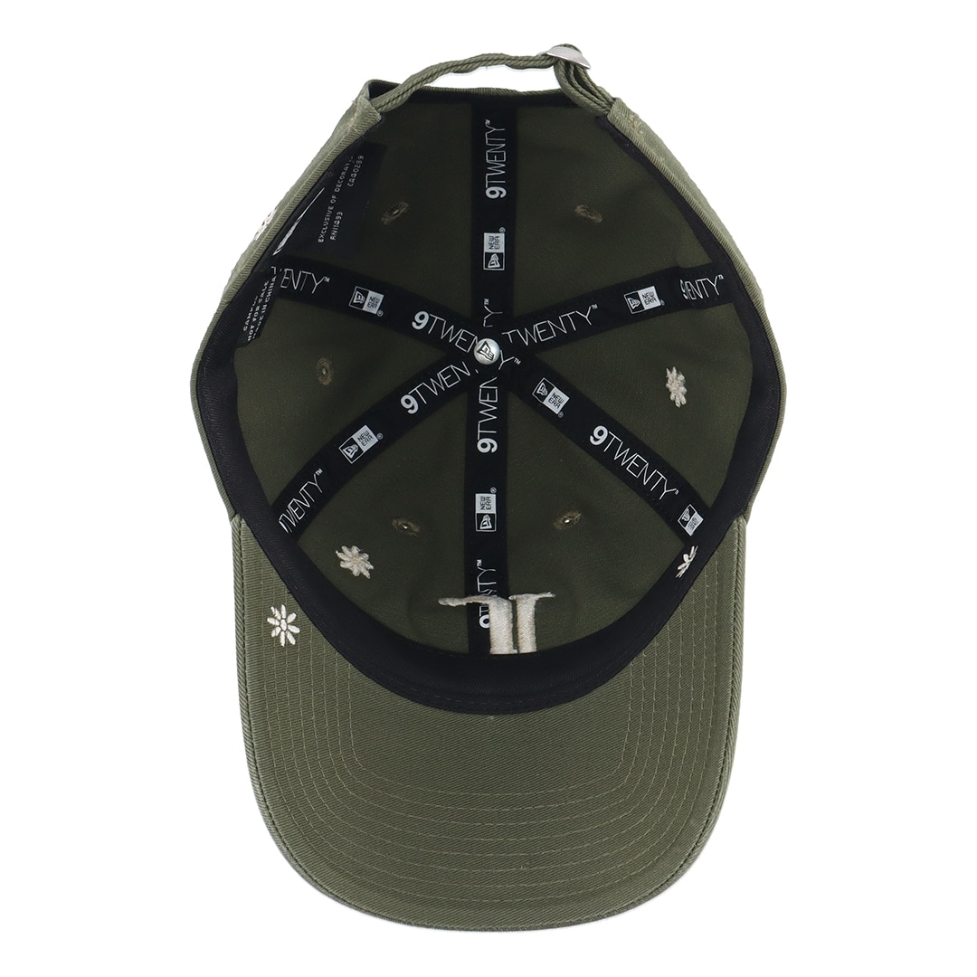NEW ERA×LIONS 9TWENTY FLOWER EMB OLIVE
