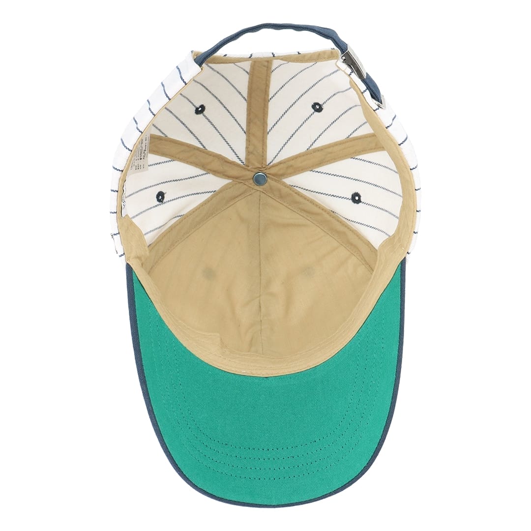 【予約】VARZAR×LIONS Pinstripe Mini Logo Stud Overfit Ball Cap