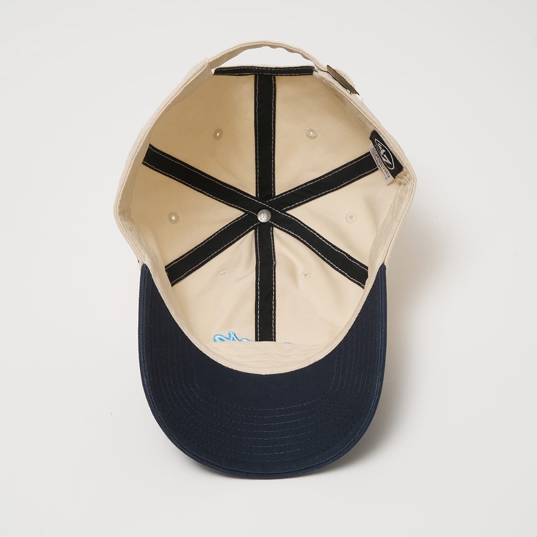 47×LIONS CLEAN UP アオフェス2026ver. NATURAL×NAVY: キャップ | 埼玉