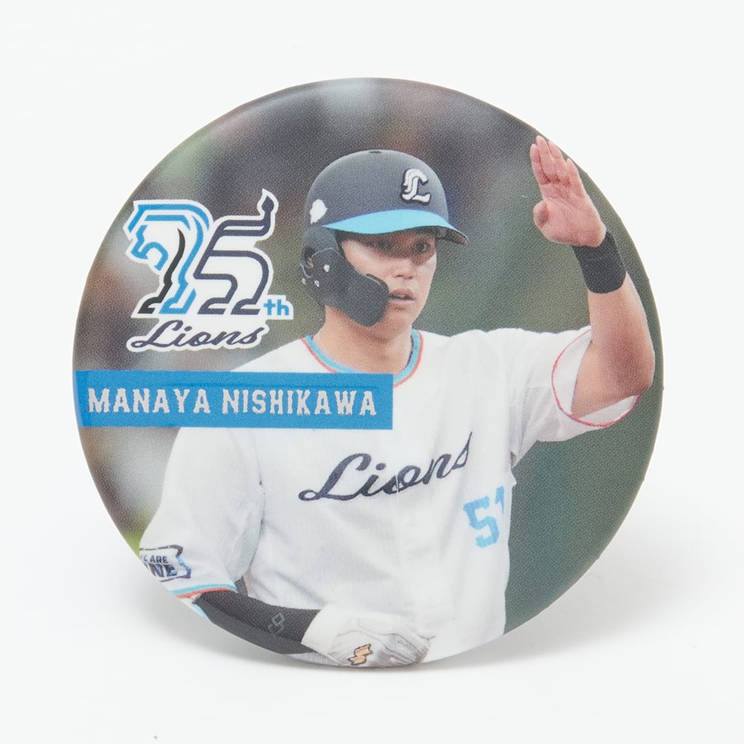 玄関先迄納品 ライオンズ75周年シリーズ シークレット箔押し缶バッジ(全12種 アクセサリー