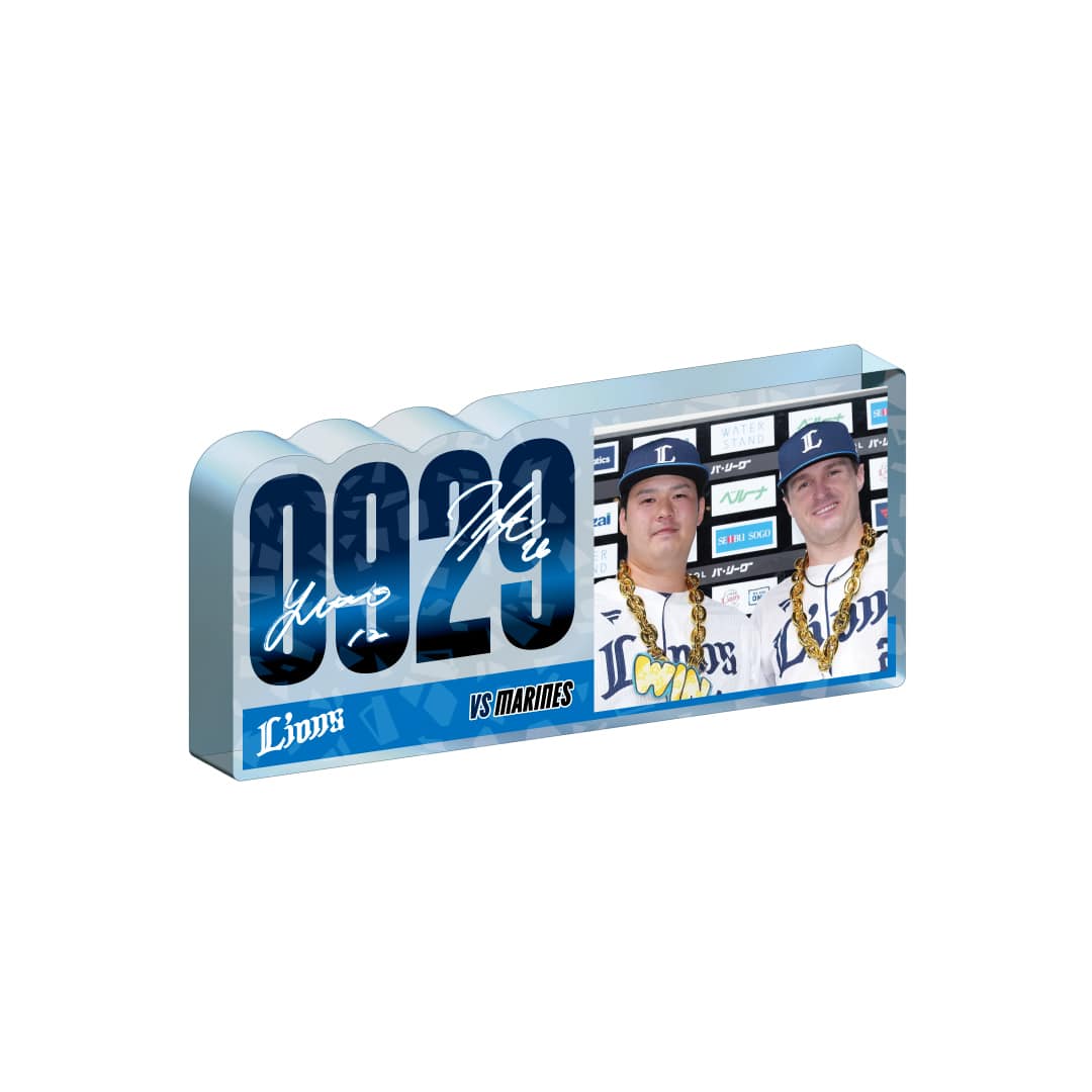 【受注生産】OUR HERO 2025 ホログラムアクリルブロック[受付期間終了] #8 渡部 聖弥・#13 高橋 光成