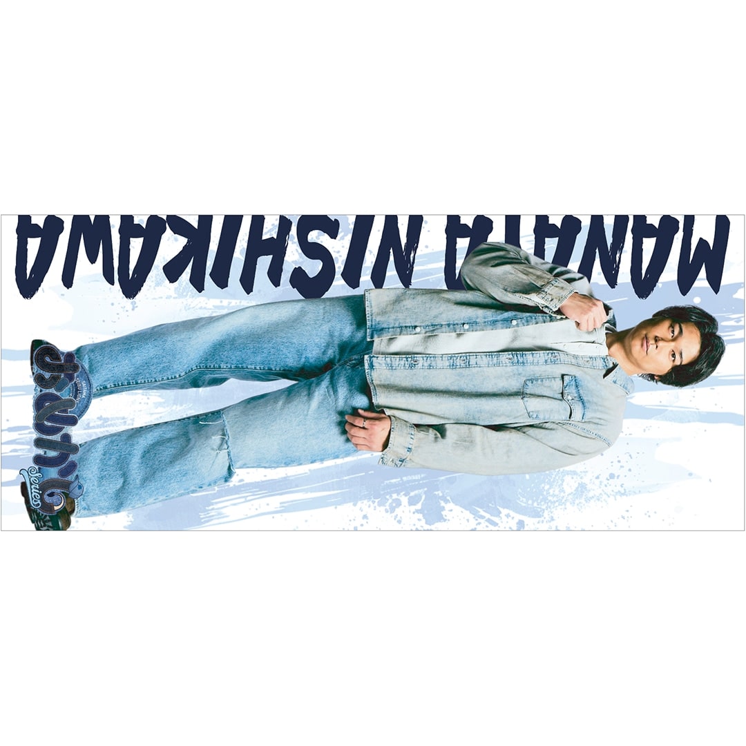 受注生産】マイクロファイバーフェイスタオル(#1 栗山 巧): タオル