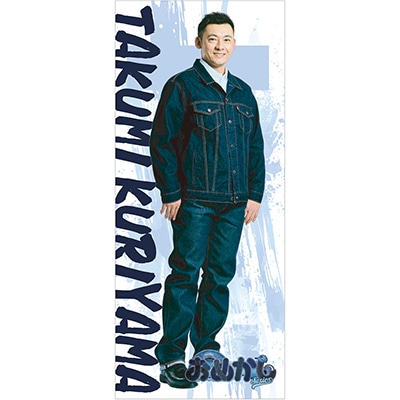 受注生産】マイクロファイバーフェイスタオル(#1 栗山 巧): タオル