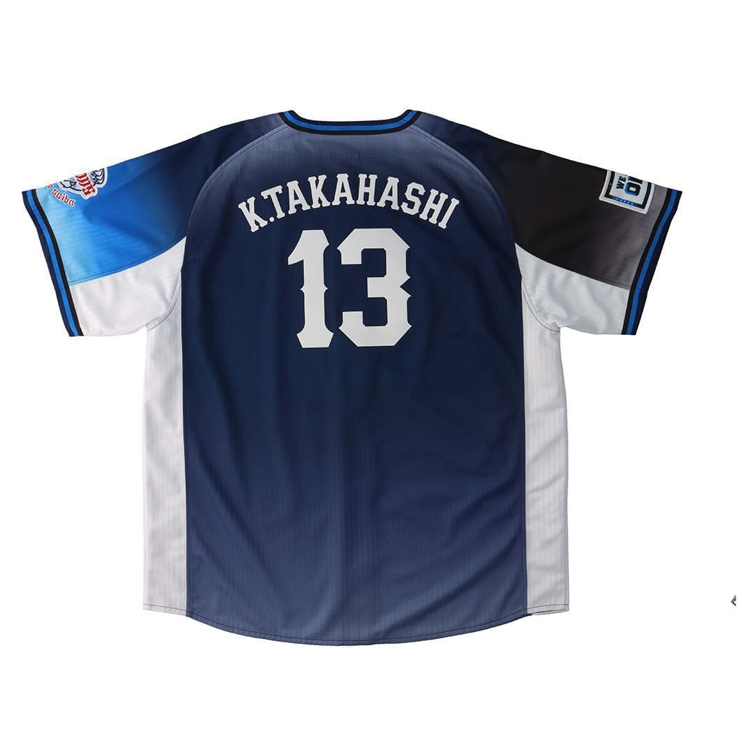 埼玉西武ライオンズ サマーブルーユニフォーム #13 高橋光成 Largeサイズ ファナティクス]ハントブルーレプリカユニフォーム 背番号あり(S