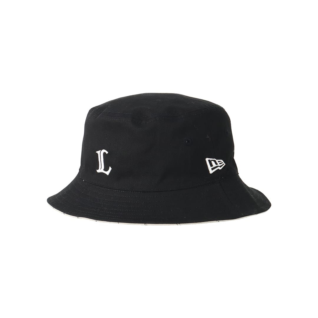 公式通販サイトセール REVERSIBLE BUCKET01 ERA×LIONS NEW STRIPE キャップ BLACK: 応援グッズ