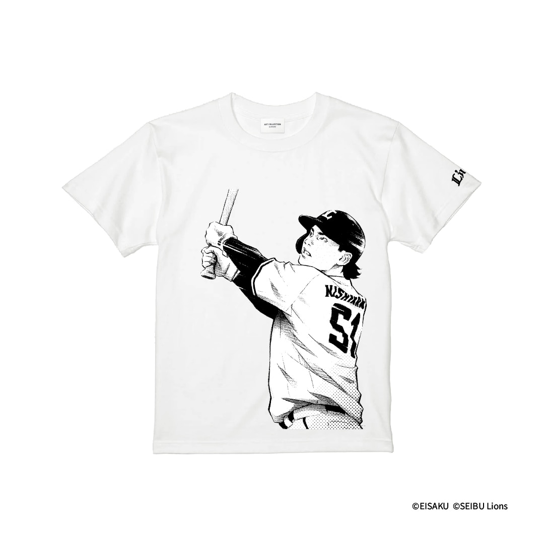 パ・リーグ6球団×窪之内英策 ライオンズ アートコレクション T