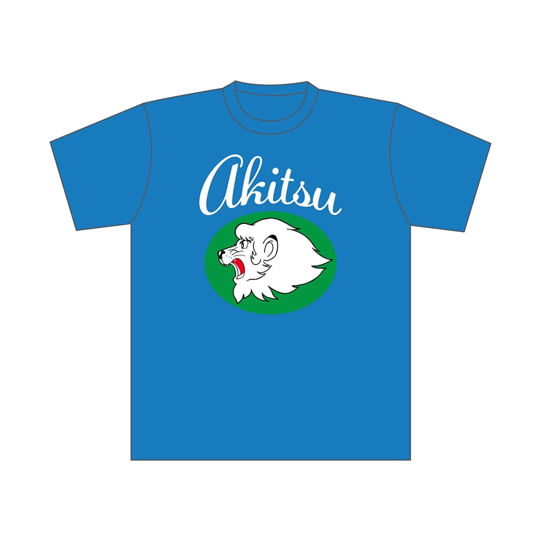 受注生産】獅子ジモT 秋津[受付期間終了](S ブルー): Tシャツ